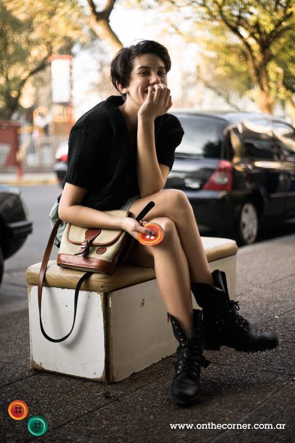 Flavia, 19 años, estudiante de teatro.