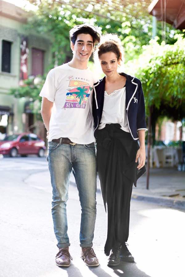 Tomás y María, 18 y 17 años, estudiantes