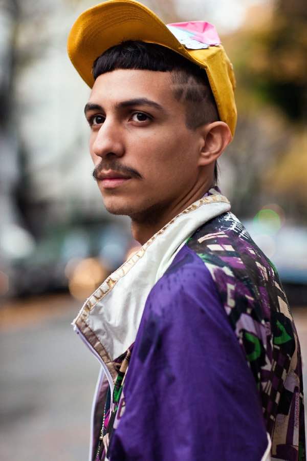 Leandro, 21 años, estudiante de diseño de indumentaria.