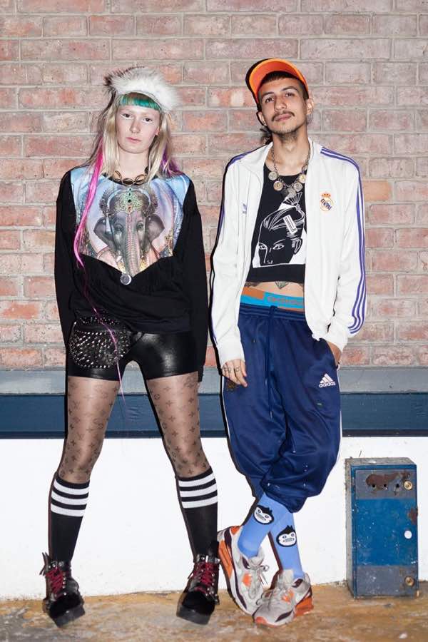 Loli y Leandro, 24 dueña de FWWM y 22 años, performer.