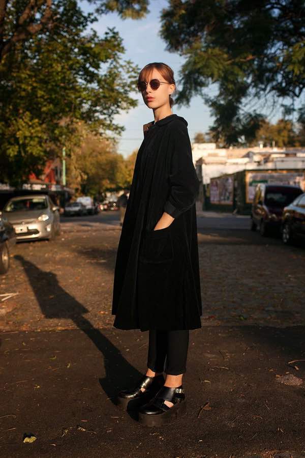 Mercedes, 23 años, productora de moda.